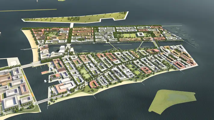 Warmte-/koudevoorziening voor een energieneutraal Strandeiland