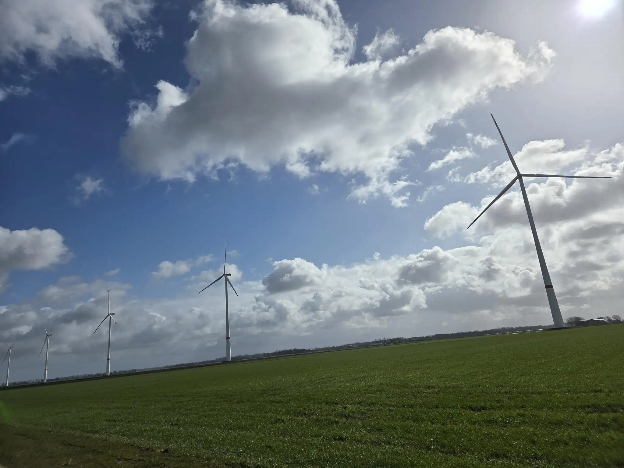 Windenergie in de polder Cattenbroek